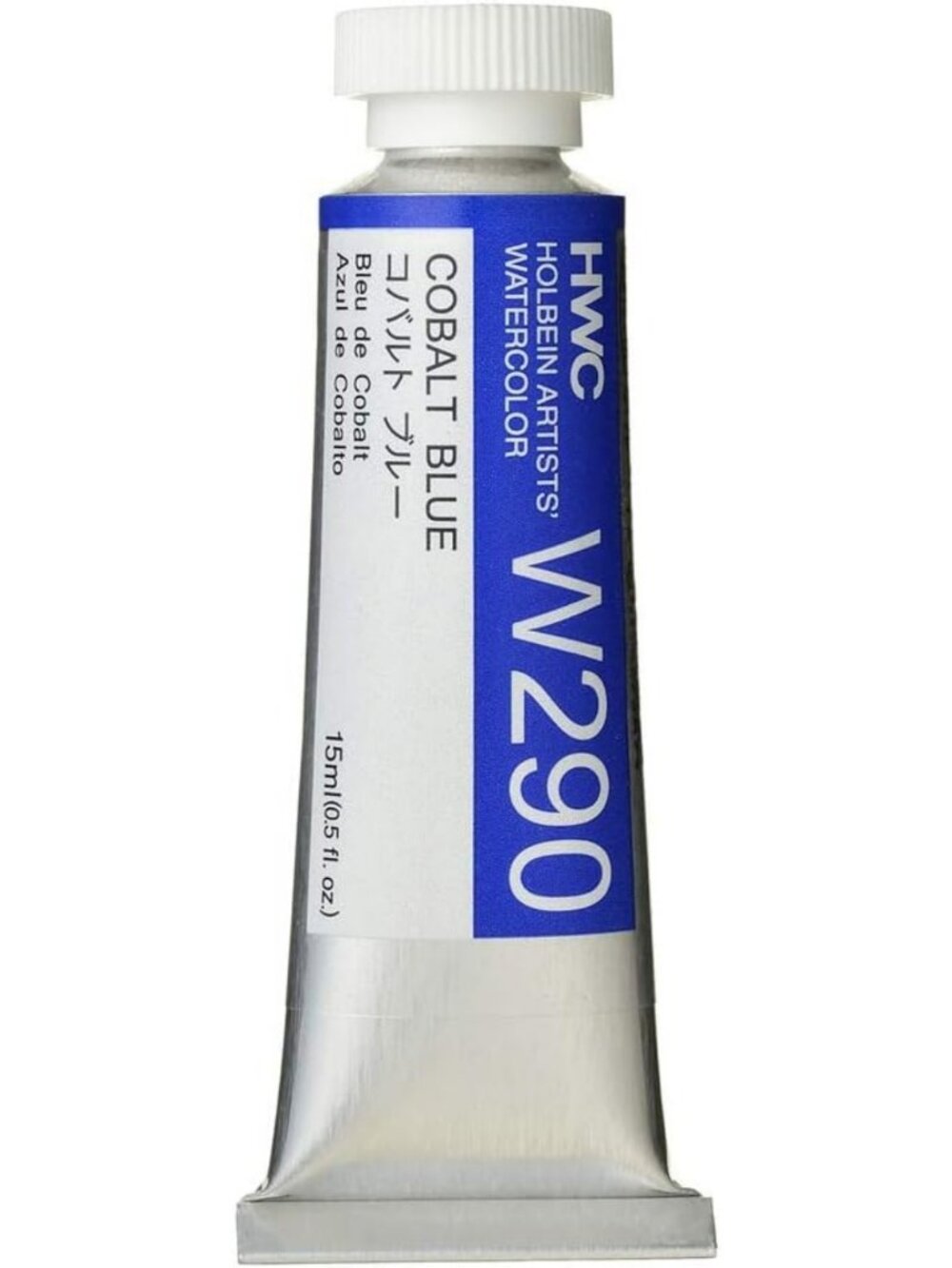 Vibrant Cobalt Blue Watercolor Paint 15ml Tube - Artist Quality, Rich Pigment